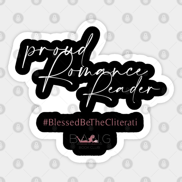 Proud Romance Reader Sticker by BookSmacked